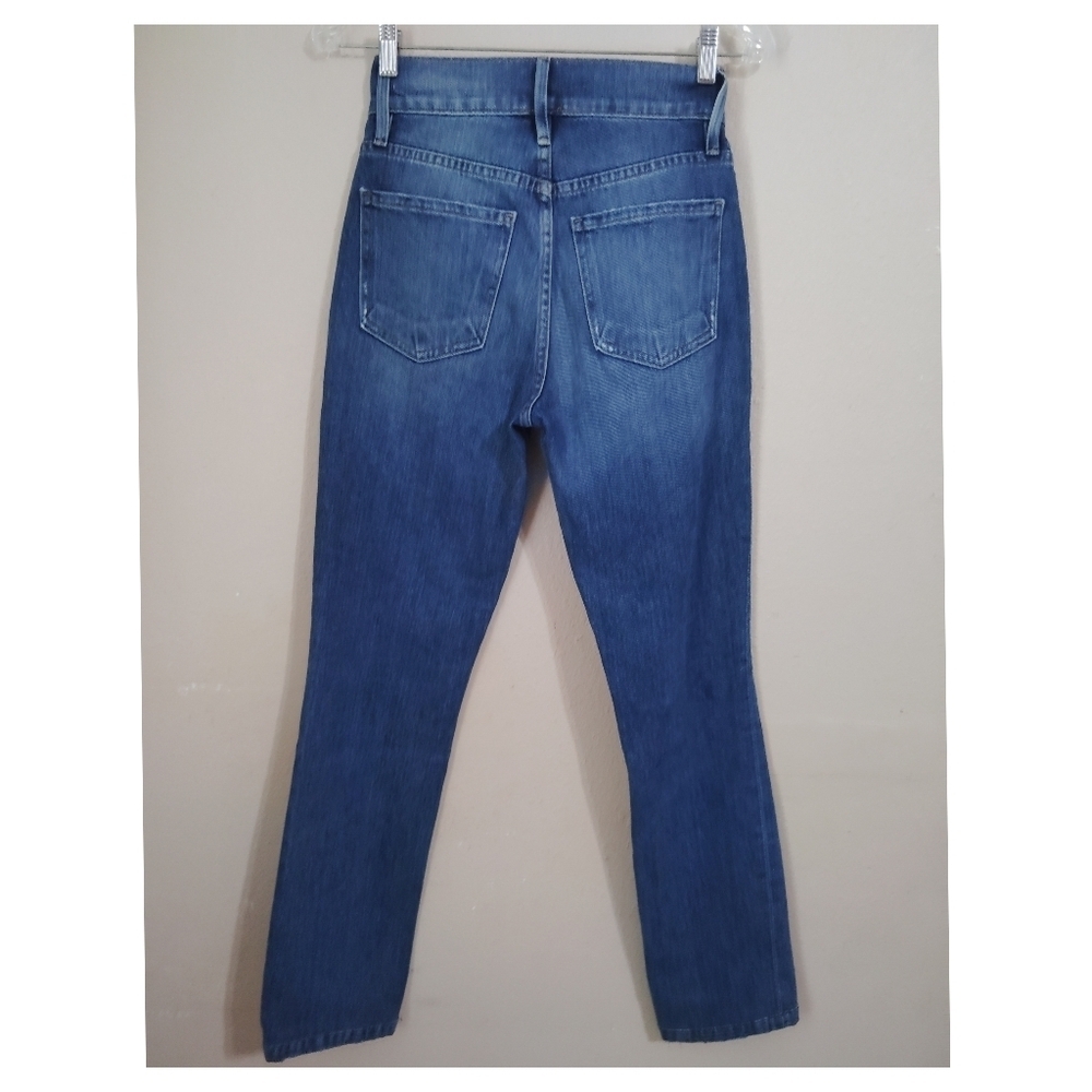 Frame Le Sylvie Slender Straight Leg High Rise Heritage Jeans Size 23 - Picture 3 of 6